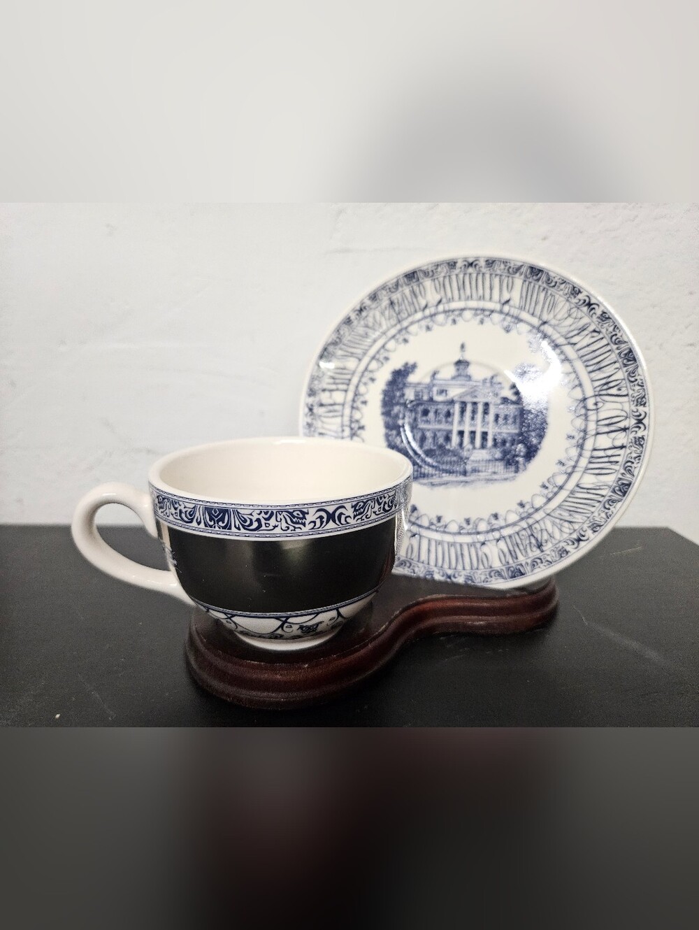 Disney's Haunted Mansion Ghost Post Secret Message Tea Cup And Saucer
